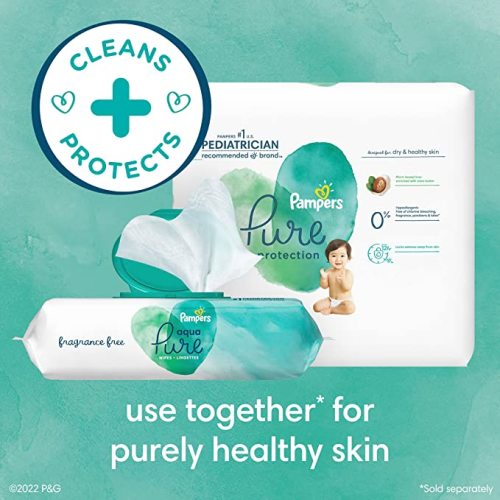 Pampers Aqua Pure Sensitive Baby Wipes , 672 count - Unscented - 672 Count