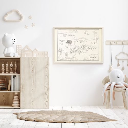 Hundred Acre Wood Map Winnie the Pooh - Etsy
