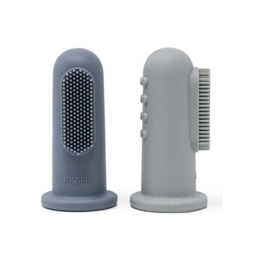 Finger Toothbrush 2-Pack, Tradewinds/Stone