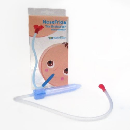 Frida Baby NoseFrida SnotSucker Nasal Aspirator for Baby, Baby Nose Sucker