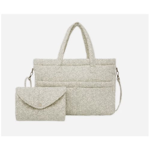 Diaper Bag + Changing Pad Set || Green Garden – Quincy Mae