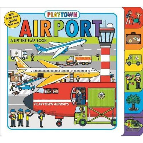 Playtown: Airport - by Roger Priddy (Board Book)