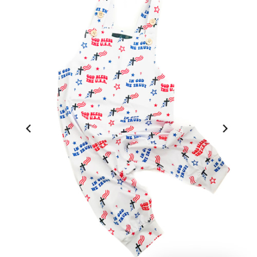 God Bless the USA Overalls – OUR HOUSE ABOVE