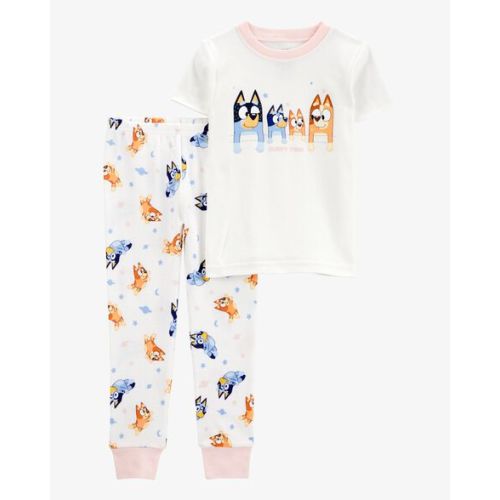 Toddler Bluey Snug Fit Cotton 2-Piece Pajamas - White - Carter's | Carter's