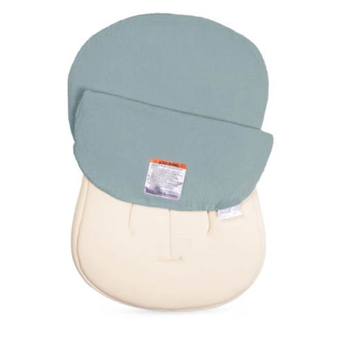Lounger Curve Muslin Cover | Slate