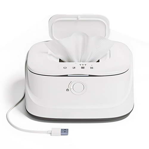 Wipe Warmer and Baby Wet Wipes Dispenser | Wipes Warmer for Newborn Baby Fast Heating | USB Portable Wipe Warmer with Light | Wet Wipes Dispenser for Bathroom | Travel Wipe Warmer 3 Temperature