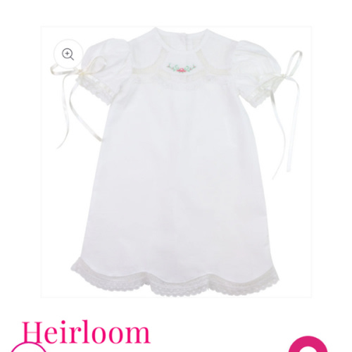 Heirloom Embroidered Baby Gown – Cecil & Lou