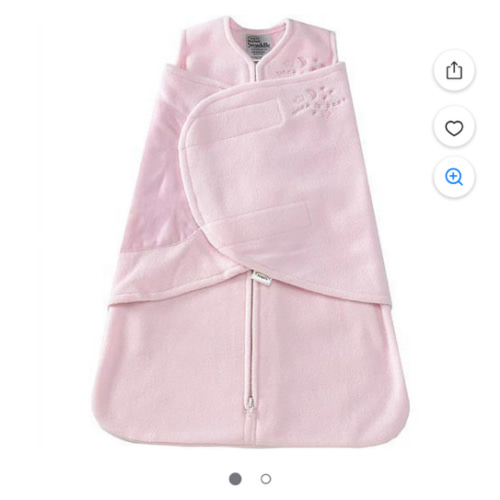 Halo® Sleepsack® Swaddle, Micro-Fleece, Soft Pink, Infant Girls, Small, 3-6 Months - Walmart.com