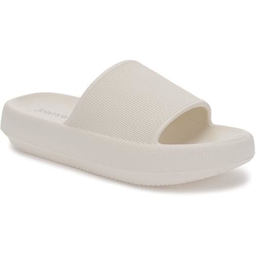 Joomra Pillow Slippers for Women and Men Non Slip Quick Drying Shower Slides Bathroom Sandals | Ultra Cushion | Thick Sole