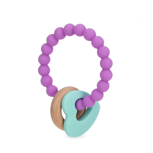 Beaded Silicone Teething Ring