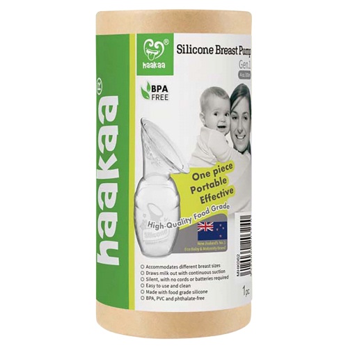 Haakaa Generation 1 Silicone Breast Pump, 4 oz
