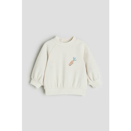 EMBROIDERED-MOTIF SWEATSHIRT