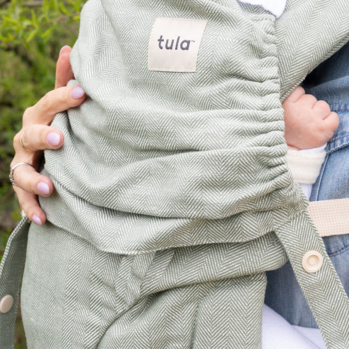 Tula Linen Explore Carrier - Spruce