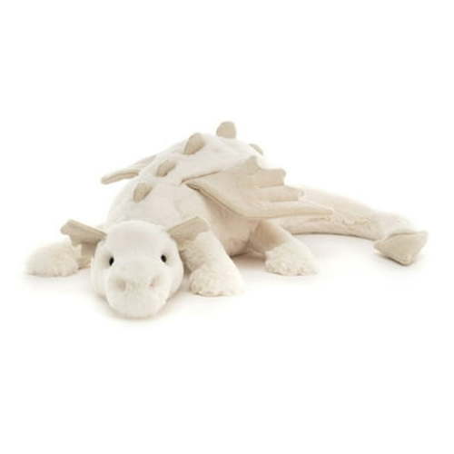 JIASEN Snow Dragon 19.6" Plush Toy - Ultra Soft Stuffed Animal, Easter Gift