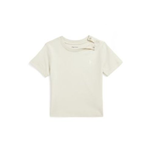 Baby Boys Cotton Jersey Crew Neck T-Shirt