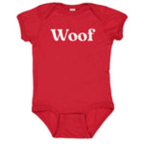 GEORGIA BULLDOGS Infant Snap One Piece WOOF – The Red Zone- Athens, GA