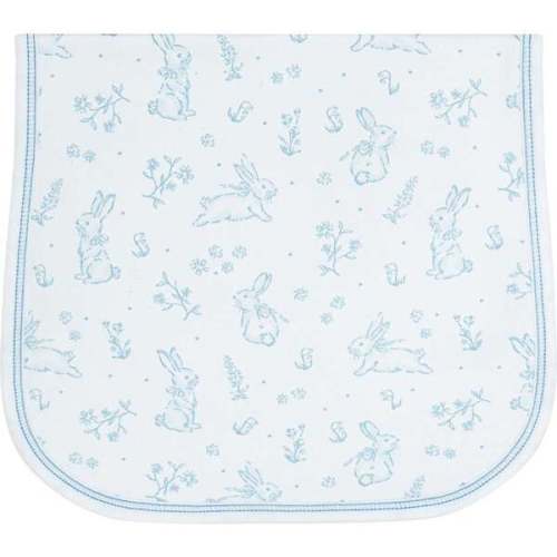 Blue Bunny Toile Burp Cloth - Nellapima | Maisonette
