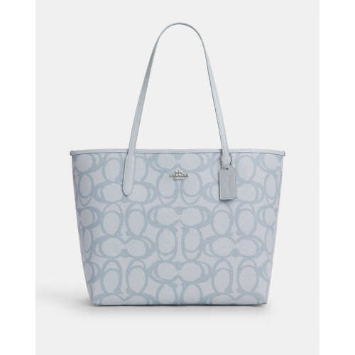 COACH® Outlet | City Tote Bag In Sketch Signature Canvas