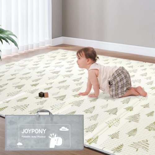 Joypony Baby Play Mat 71" x 79" x 0.4" – Lightweight Foldable Mat for Infants and Toddlers