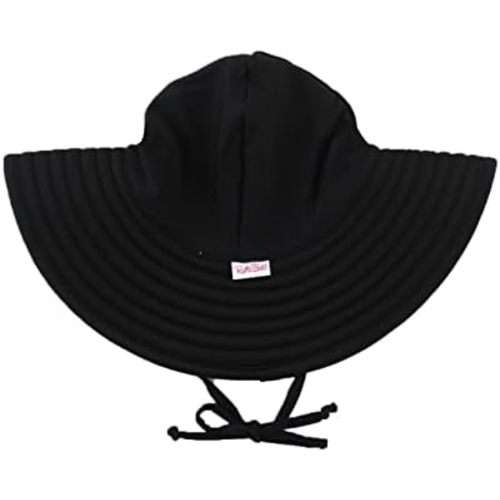 RuffleButts® Baby/Toddler Girls UPF 50+ Sun Protective Wide Brim Swimwear Sun Hat