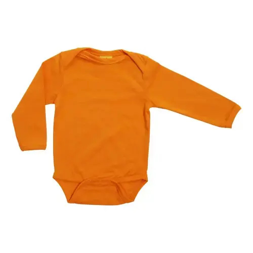 Bright Marigold Long Sleeve Onesie by More Than A Fling - Modern Rascals