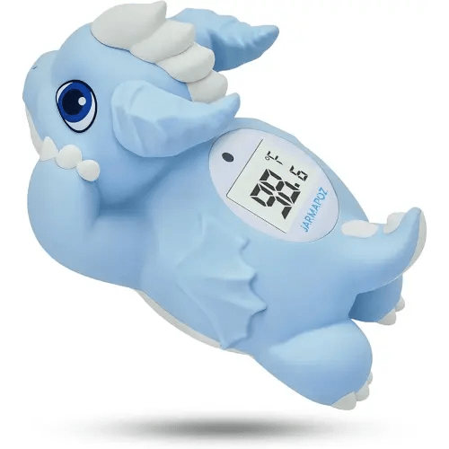 Baby Bath Thermometer – Floating Bathtub Thermometer for Newborn – Accurate Water Temperature Sensor in Fahrenheit & Celsius – Safe Bath Toy for Infants