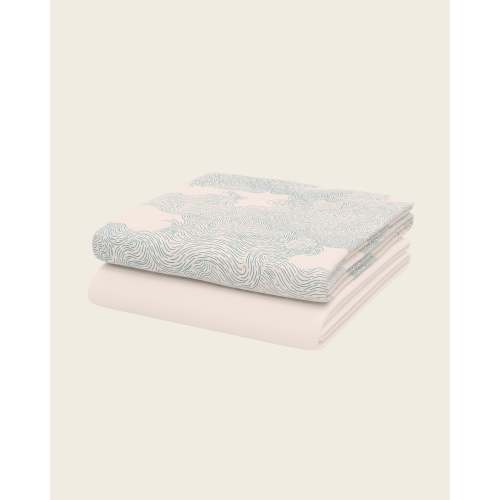 Whirl Crib Sheet Set - Nestig Mini Crib