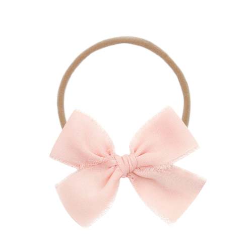 Chiffon Bow - Blush Headband
