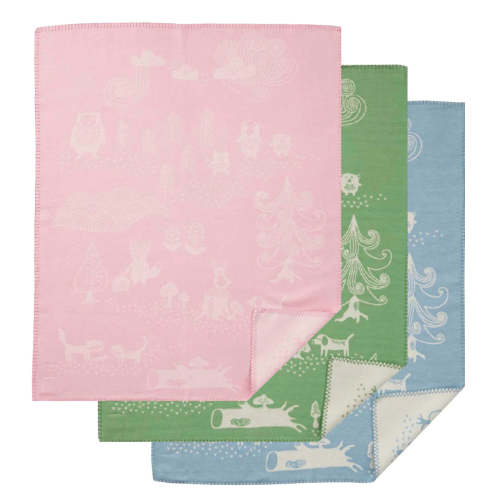 Little Bear Organic Brushed Cotton Baby Blankets, Seven Options