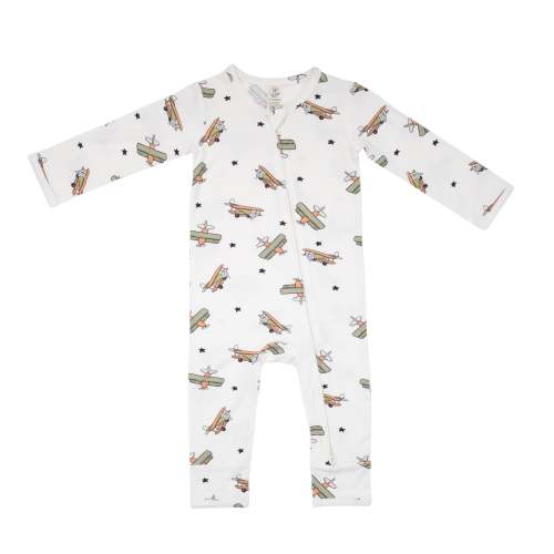 Zip Romper in Flying Solo