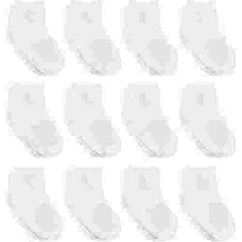 Debra Weitzner Anti-Slip Toddler Socks with Grippers (12 Pairs) - Non Slip, Child Safe for Baby Boys & Girls