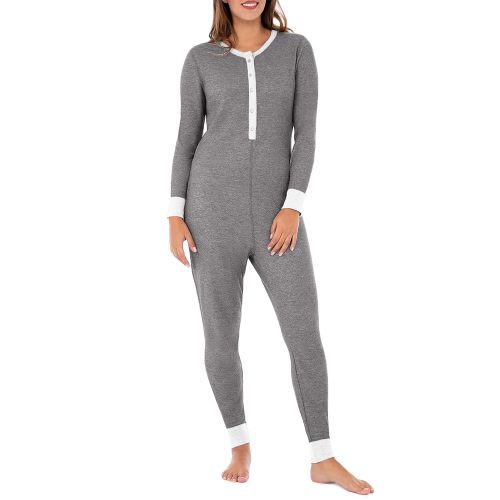Fruit of the Loom womens Micro Waffle Premium Thermal Union Suit