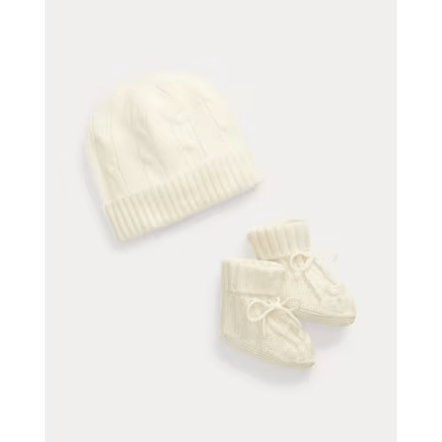 Cashmere Hat & Booties Set | Ralph Lauren