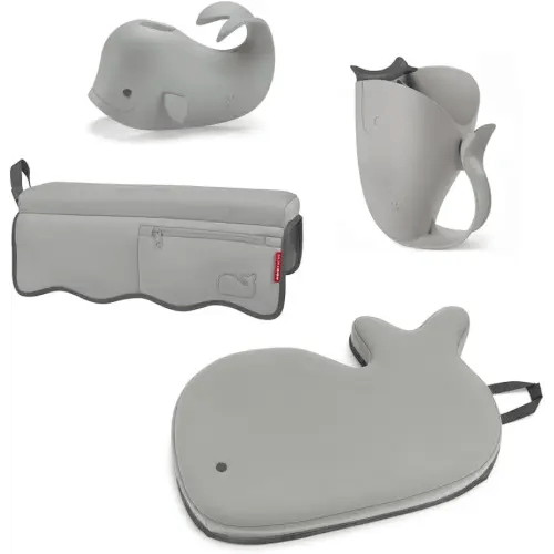 Skip Hop Moby Baby Bath Essential Set, Grey