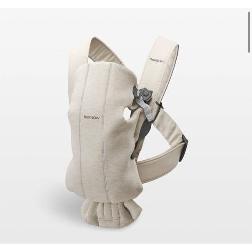 BABYBJÖRN ™ Light Beige Mini 3D Jersey Baby Carrier