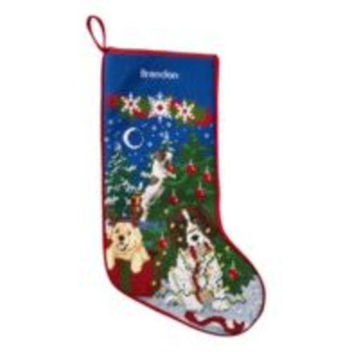 Needlepoint Christmas Stocking | Holiday Items at L.L.Bean