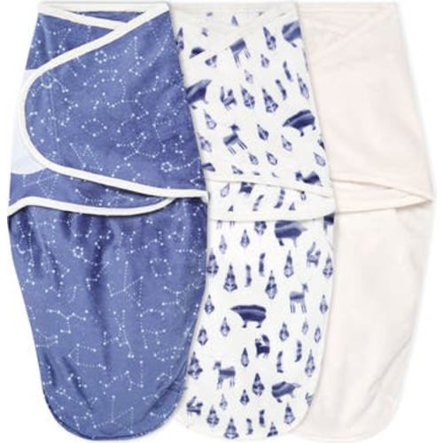 Essentials 3-Pack Wrap Swaddles, Newborn