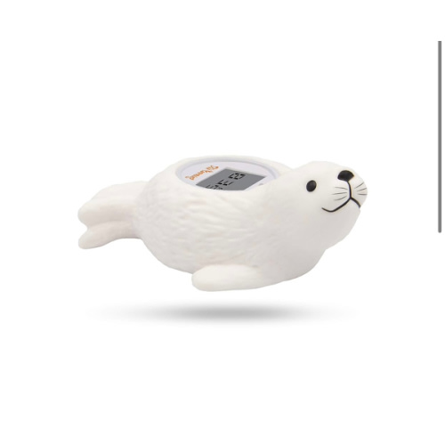 Doli Yearning Upgrade Baby Bath Thermometer Room Temperature| Water Thermometer|Kids' Bathroom Safety Products| Baby Bath(Seal Shape)℃/℉, LCD