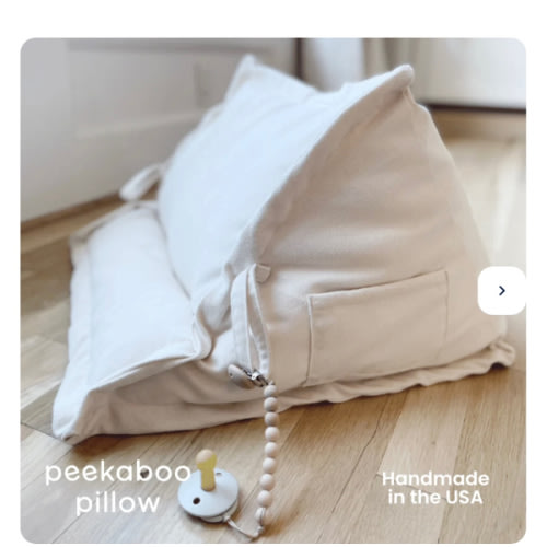 Peekaboo Pillow™ Official Site - Organic Infant Lap Pillow