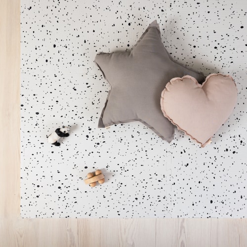 Kids Play Mat - Non-Toxic Foam - Terrazzo Pale Gray | Copenhagen Kid