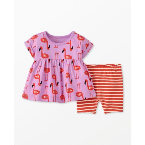 Baby Tunic Dress & Shorts Set (6-12 Mo)
