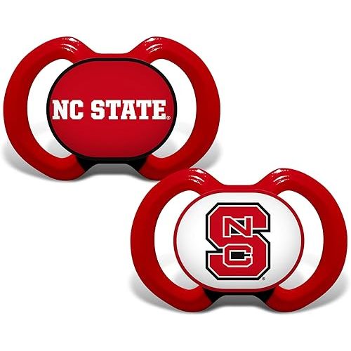 BabyFanatic Pacifier 2-Pack - NCAA NC State Wolfpack - Officially Licensed League Gear