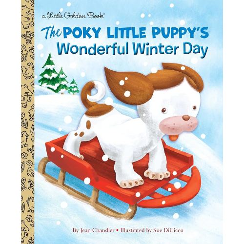 The Poky Little Puppy's Wonderful Winter Day (Little Golden Book)