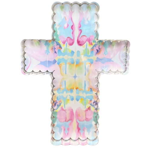 “Kaleidoscope Cross” Acrylic Shelfie