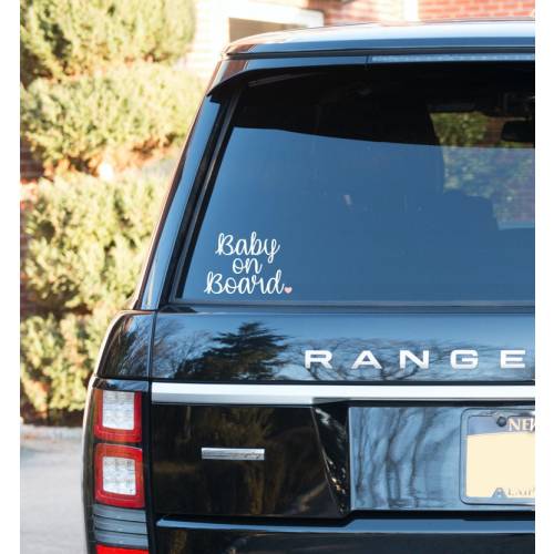 Baby on Board Decal, Baby on Board Sticker, Vinyl Decal, Car Decal, Car Sticker, Decal for Mom, Baby on Board Car Decal, New Mom Gift