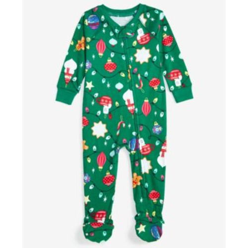 Infant Ornament Cotton Matching Family Pajamas Onesie, Created for Macy's