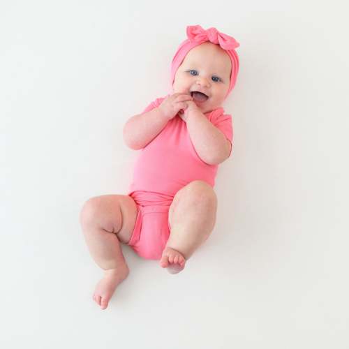 Bodysuit in Guava