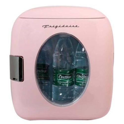 Frigidaire 12 Can Retro Beverage Countertop Mini Refrigerator Pink: Portable, Thermoelectric, Etl Listed, 180-day Warranty