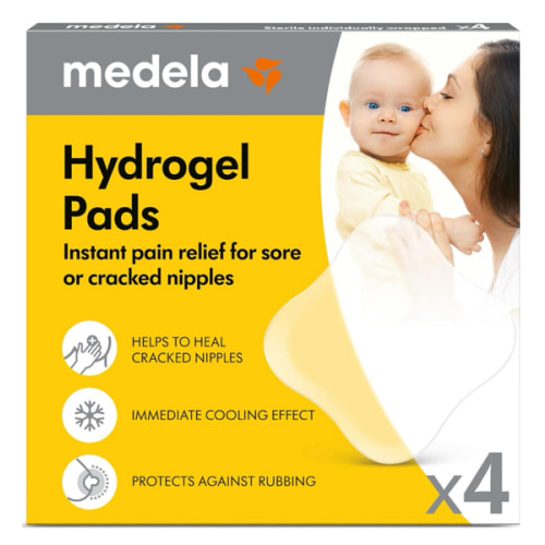 Medela Hydrogel Pads | Pain Relief for Sore or Cracked Nipples | Breastfeeding Essentials