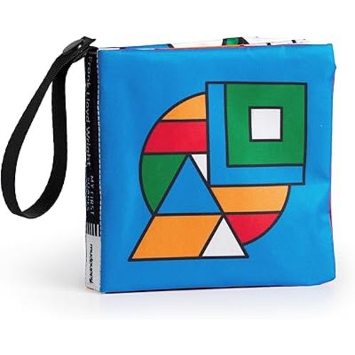 Frank Lloyd Wright My First Shapes Crinkle Fabric Stroller Book